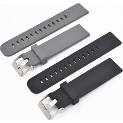 Newest Fashion 18/ 20/22mm Watch Sport Durable Silicone Watchbands For Strap For Samsung 360 Huawei Smart Watch Accessories