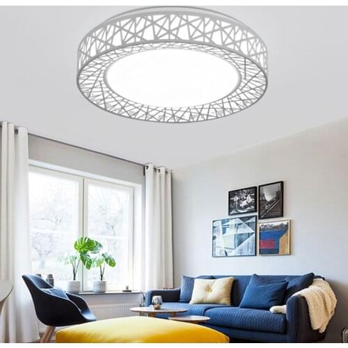 Modern LED bird nest ceiling lamp living room fixture fixture bedroom kitchen surface installation embedded AC85-265V