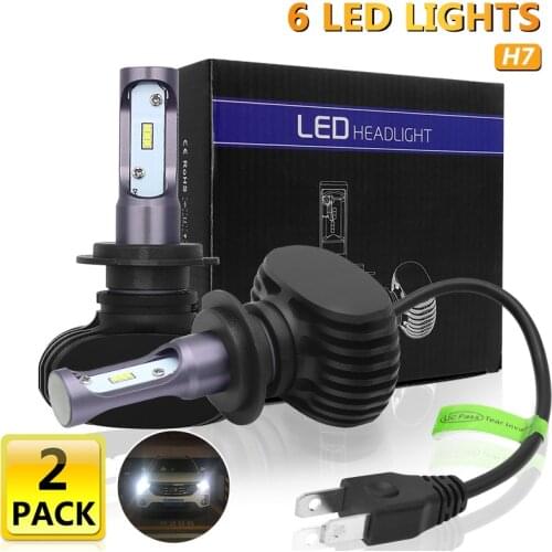 H7 LED Headlight For Mercedes Benz E300L W201 GLA W176 CLK W209 W202 W220 W204 W203 W210 W211 Car Head Lamp Bulbs Led Fog Light