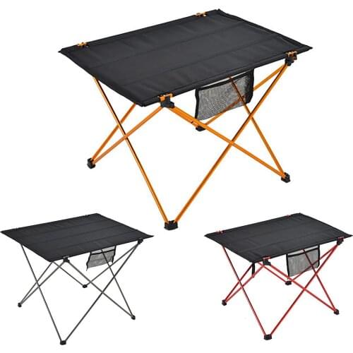 Outdoor Folding Ultra-light Aluminum Alloy Desk Portable Camping Picnic Table