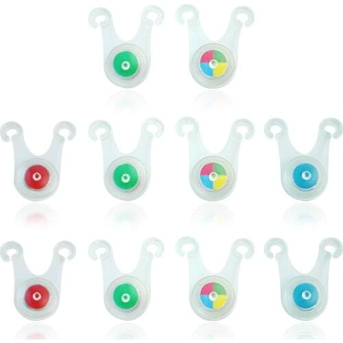 10Pcs Waterproof LED Tent String Rope Guard Hanging Lights Mini Flashlight Outdoor Camping Warning Safety Lamp