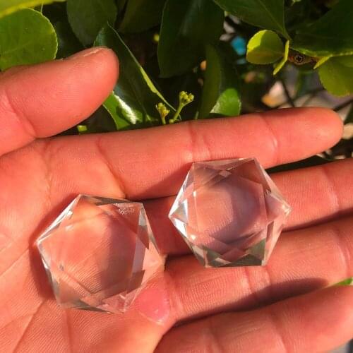 1pcs Natural White clear Natural Quartz Crystal Star Of David Crystals Healing natural stones and minerals