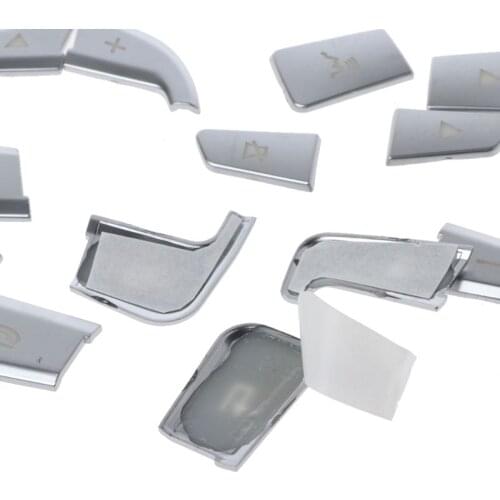 12pcs/set Steering Wheel Button Sticker Decal Decorative Covers for mercedes benz GLC C Class A B GLA CLA CLS GLE GLS GLK QW