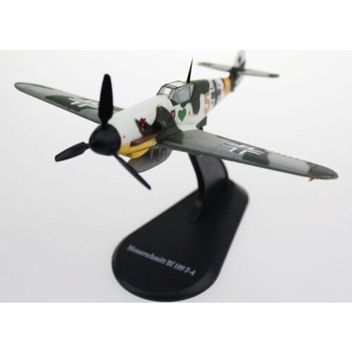 14605 Diecast aricraft models 1:72 BF-109 F4 die cast airplane fighter bomber models kids Toys collection gift