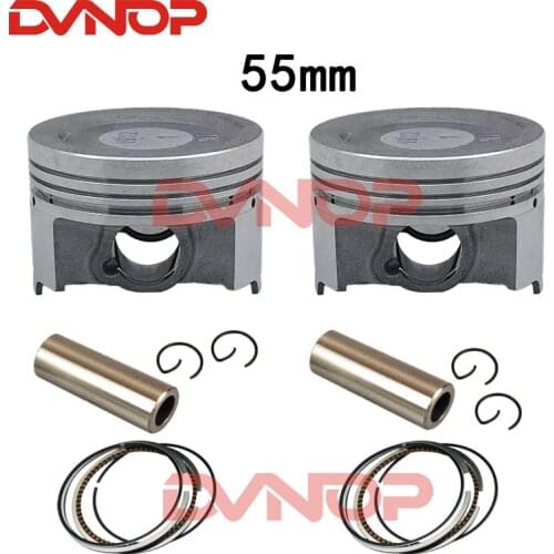 55mm Motorcycle Parts Set Piston ring for DD250 DD250G-2 DD250G-2N Water Set Piston Ring