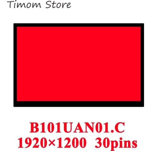 B101UAN01.C 1920×1200 IPS 50% NTSC eDP 30pins 400 cd/m² Luminance Ratio 800:1 10.1" Laptop LCD Glare Panel for AUO Display Brand