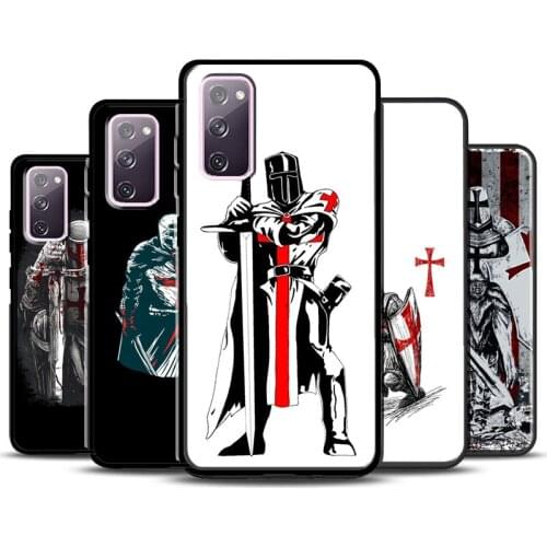 Christian Templar Knights Case For Samsung S20 FE S8 S9 S10 Plus Cover Case For Galaxy S21 Ultra Note 20 9 10