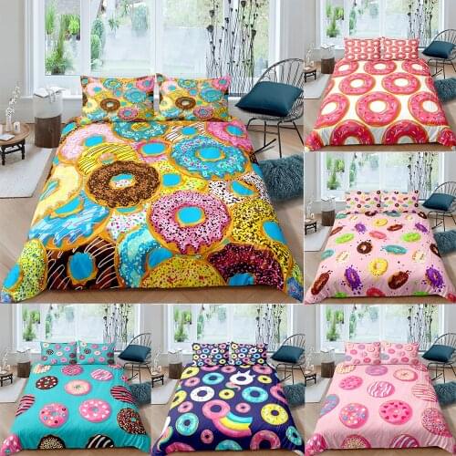 Nonuts Pattern Cute Bedding Set 3D Printed Duvet Cover Bedclothes 2/3pcs Home Textiles Luxury High Quality Bedspread Queen Size