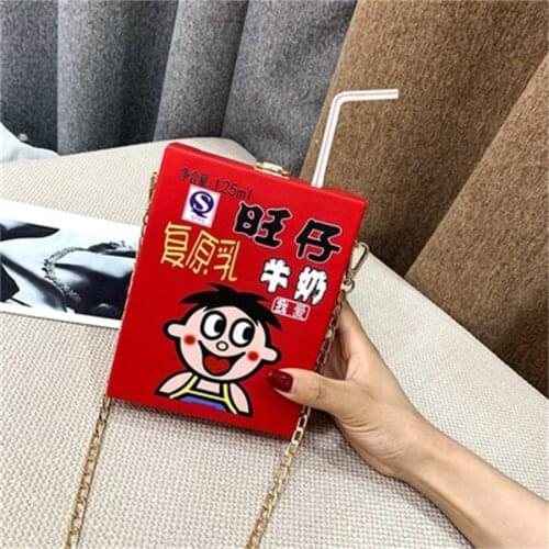Cute Womens Bag 2021 Korean Chain Crossbody Bags For Women Fashion Small Square Bag Ladies Cartoon Shoulder Bag Bolsa Feminina