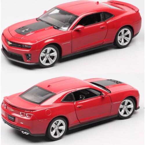 Welly 1:24 Scale Chevrolet Camaro ZL1 Car Model Classic Chevy Muscle Diecasts & Toy Vehicles Auto Replicas Collection No Box Kid