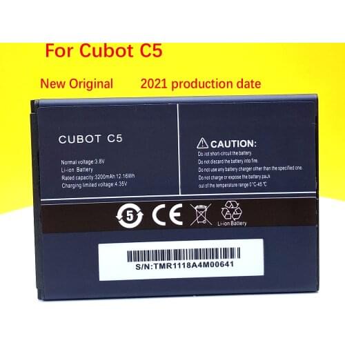 NEW Original 3200mAh C 5 battery Cor Cubot C5 J5 Mobile Phone In Stock Latest Production High Quality Battery+Tracking Number