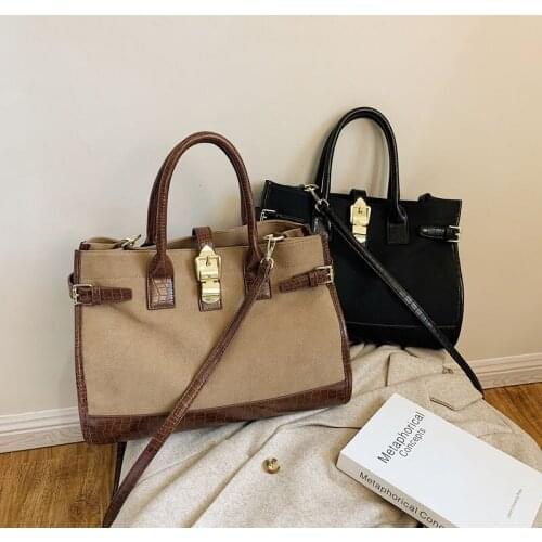 Hot sale large womens bag large capacity shoulder bags high quality PU leather shoulder bags ladies wild bags sac a main femme