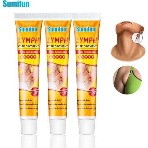 1/3pcs Lymphatic Detox Care Cream Herbal Underarm Neck Lymph Plaster Swelling Pain Relief Ointment Medical Patch Body Relax
