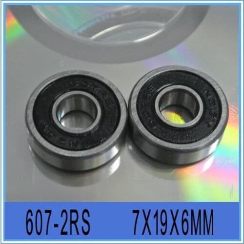 10 Pcs/Lot 7X19X6 MM 607-2RS 607 2RS Rodamientos de Motor Navarossi Front Engine Bearing