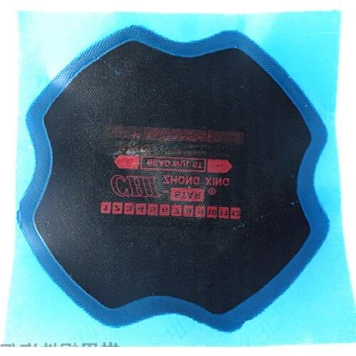 10pc Bias Ply Reinforced Tyre Repair Patch 115mm*115mm, tilt cross rubber patch