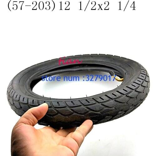 12 1/2X2 1/4 ( 57-203 ) fits Many Gas Electric Scooters 12 Inch tube Tire For ST1201 ST1202 e-Bike 12 1/2X2 1/4