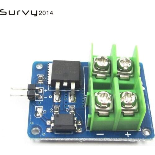 3V 5V Low Control High Voltage 12V 24V 36V switch Mosfet Module For Arduino Connect IO MCU PWM Control Motor Speed 22A