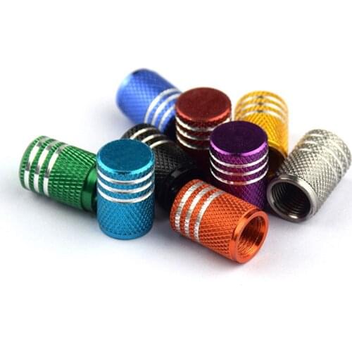 4 Pcs Bicycle Wheel Tire Covered Car Motorcycle Truck Universal Inner Tube Dust Cap for Bicycle U.S. Air Valve Cap Dust Cap