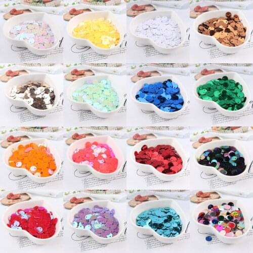 8.1mm Sequins Colorful Round DIY Paillettes Nail Decoration Sewing Wedding Dress Accessories DIY Sewing Material