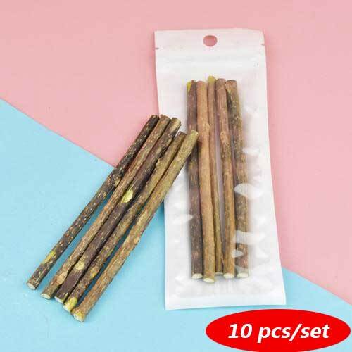 Natural Catnip Stick Cat Cleaning Teeth Molar Toothpaste Stick Silvervine Actinidia Fruit Cat Snacks Sticks Pet Cat Cleaning