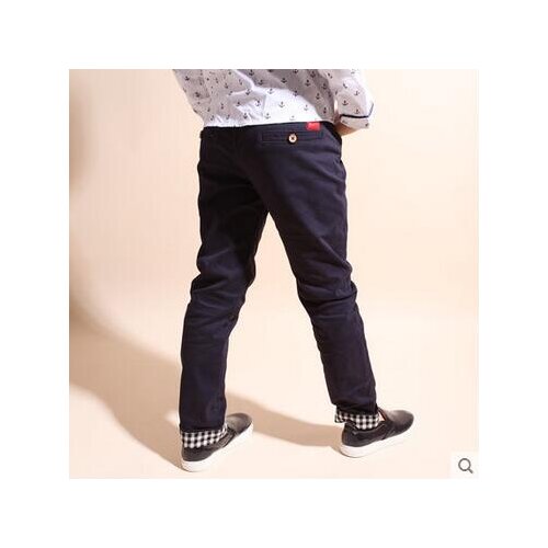 2017 New Fashion Spring & Autumn High quality Kids Boys Pants Casual Cotton Mid Elastic Waist Pencil Boys pants Children Trouser
