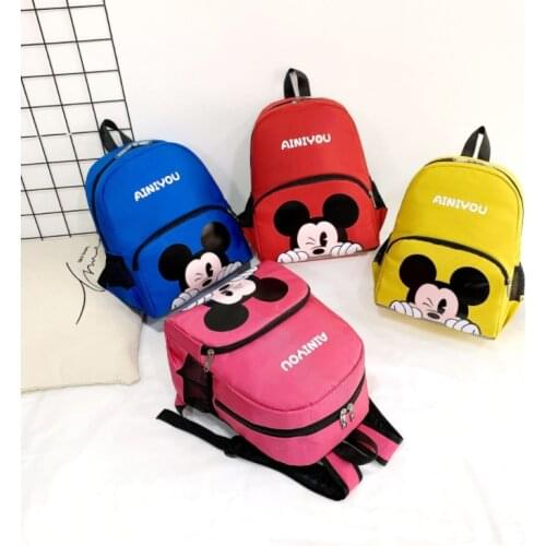 Disney Mickey&Minnie Children Backpacks kindergarten Schoolbag Kids Backpack Children School Bags Baby Girls Boys Backpacks