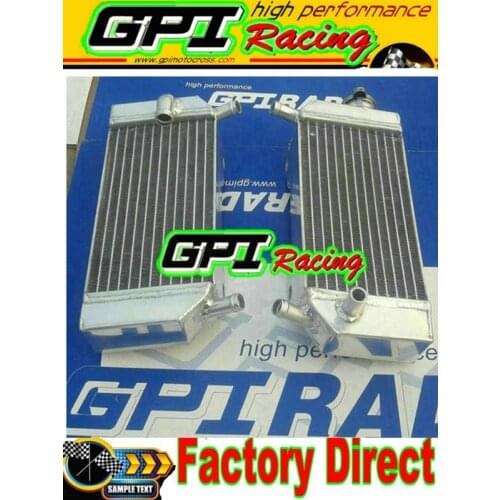 GPI Aluminum radiator FOR Honda CRF250R CRF250X CRF 250R 250X 2004-2009 2005 2006 07