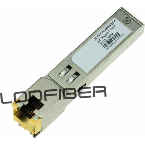 JX-SFP-1000BASE-T Compatible 1000BASE-T SFP Copper RJ-45 100m Transceiver