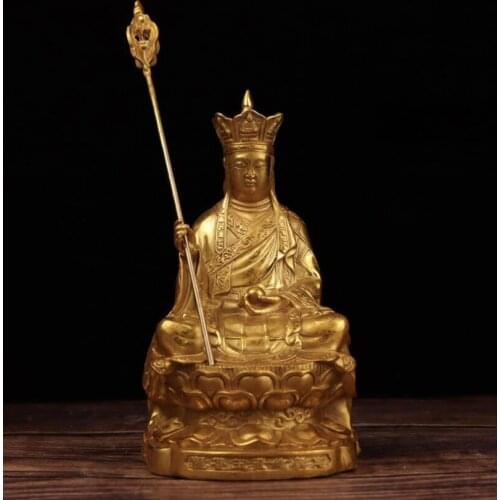 China brass Ksitigarbha crafts statue