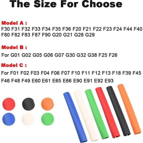 6 Colors Sport Style Grille Cover Clip Trim For BMW F10 F11 F02 F20 F30 F31 G30 F24 F44 Car Front Grille Trim Strips Stickers