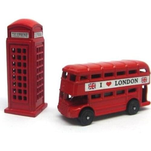 New 3D Resin I Love London Red Bus House Fridge Magnet Refrigerator Magnetic Sticker UK Travel Tourist Souvenir Miniature Crafts