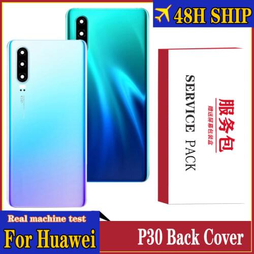 Original Battery Cover for Huawei P30 Glass Back housing Replacement Repair Parts Apply to Huawei Huawei P30 Rear Door