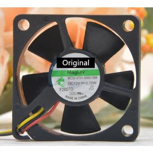 Original 100% working forSunon MC35101V1-000U-G99 3510 35X35X10MM 3.5CM 35mm DC 12V 0.72W