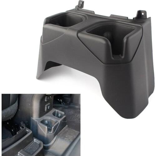 For Jeep Wrangler JL 2018 2019 Car Console Cup Holder Rear Floor 6BN67TX7AC