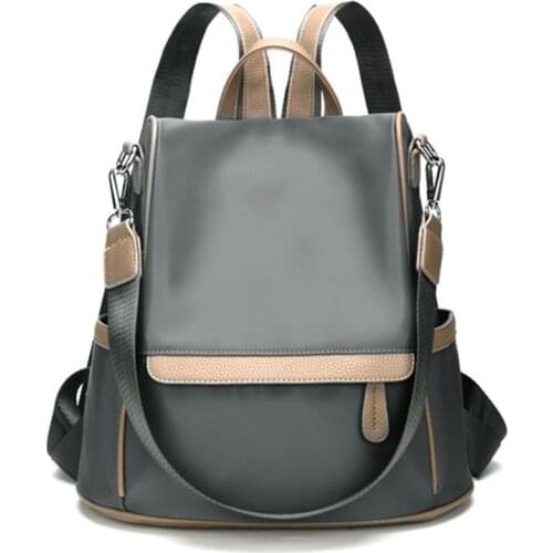 Coofit Casual Anti-Theft Dual-Use Oxford Cloth Backpack Women Backpack Anti-Theft Large Capacity Shoulder Bag Casual Backpack