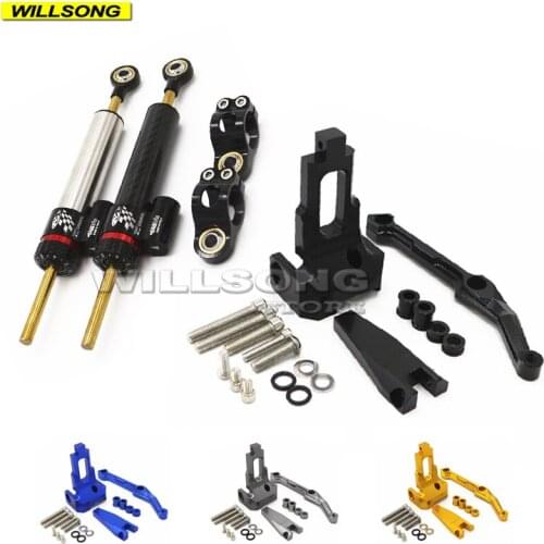 Adjustable Steering Damper Stabilizer Bracket Mount Kit Support For YAMAHA FJ09 MT09 Tracer 2016-2020 Motorcycle Accessories