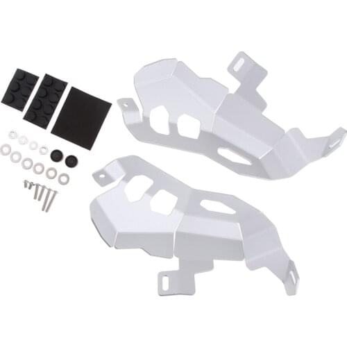 Silver Cylinder Head Engine Protector Cover For BMW R1200 GS ADV 2013-2016