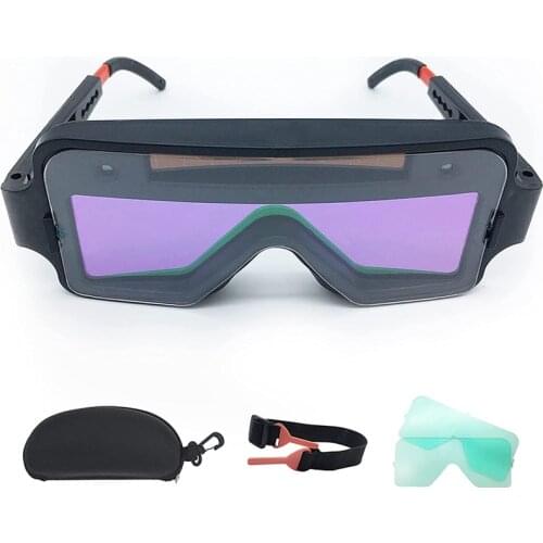 Welding Goggles Auto Darkening Solar Powered Welding Glasses Mask Helmet Welder Safety Protective Goggles Welder Glasses