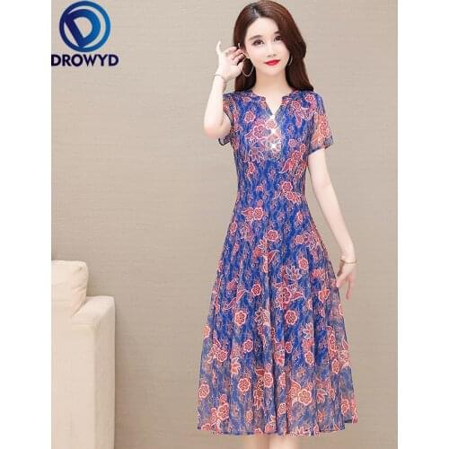 2021 Summer Beach Boho Midi Dress Women Purple Print Floral Short Sleeve Loose V-neck Casual Dresses Women Runway Party Vestidos