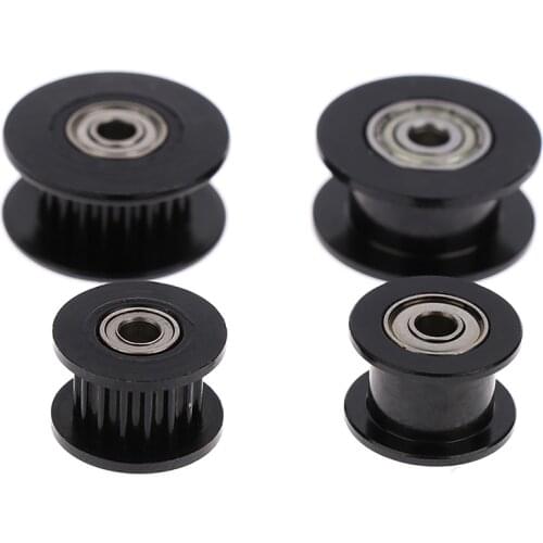 1pcs 2GT 16 Teeth 20 Teeth Synchronous Idler Pulley Bore 3mm With Bearing For Width 6MM GT2 Timing Belt Passive Wheel New