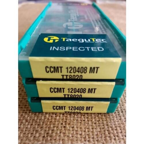 10pcs carbide inserts CCMT060204MT TT8020 free shipping