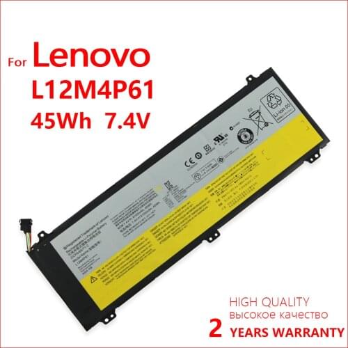 100% Genuine Laptop Battery L12M4P61 FOR LENOVO For IdeaPad U330 U330p U330t 7.4V 45WH Original Batteria with tracking number