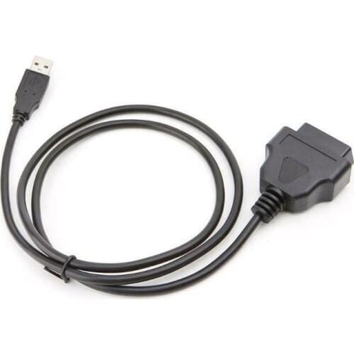 16Pin OBD2 To USB Port Charger Adapter Cables Connector Diagnostic Tools 1PC