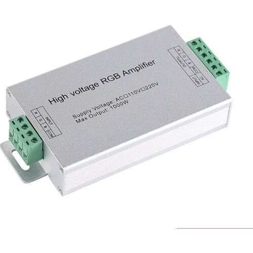 20pcs High voltage led RGB amplifier 110V 220V 1000W Signal repeater for 110v 220v RGB strip