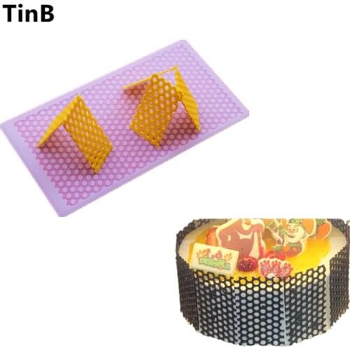 3D honeycomb Silicone Chocolate Mold Bakeware Birthday Cake Cookie Decorating Tools Chocolate Mould Stencil Muffin Pan