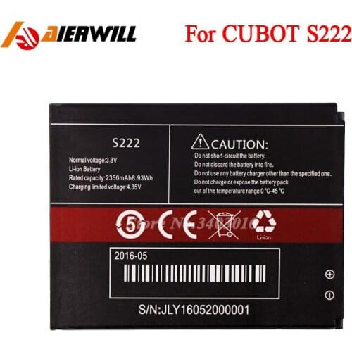 For CUBOT S222 S350 Battery Batterie Bateria ACCU AKKU 2350mAh