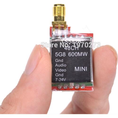 FPV 5.8GHz TS5828 600mW 48 Channels Mini Wireless A/V Transmitting TX Module for 5.8G Receiver for gopro FPV Quadcopter