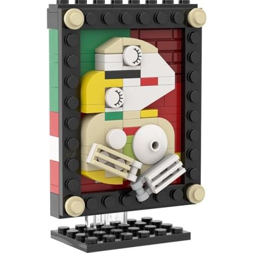 Classic Painting World Famous Van Gogh MOC Sets Model Building Kits Creator Blocks Kids Toys Chilaren Girls Friend Bricks Art