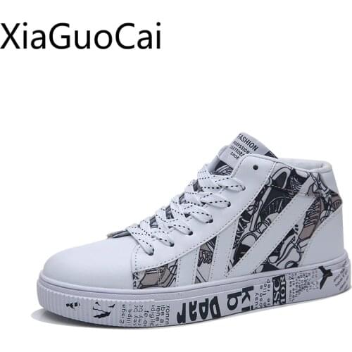 Autumn and Spring High Top Mens Canvas Shoes Korean Trend High-top Male Casual Shoes Height Increasing Mens Sneakers