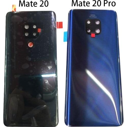 For Huawei Mate 20 / Mate 20 Pro задний корпус New Original Glass Rear Housing Battery Cover Back Case With Camera Lens+Logo